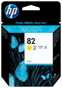 HP 82 28-ml Yellow DesignJet Ink Cartridge