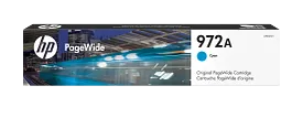 HP 972A Cyan Original PageWide Cartridge, L0R86AN