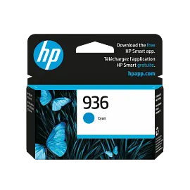 HP 936 Cyan Original Ink Cartridge, 4S6U9LN