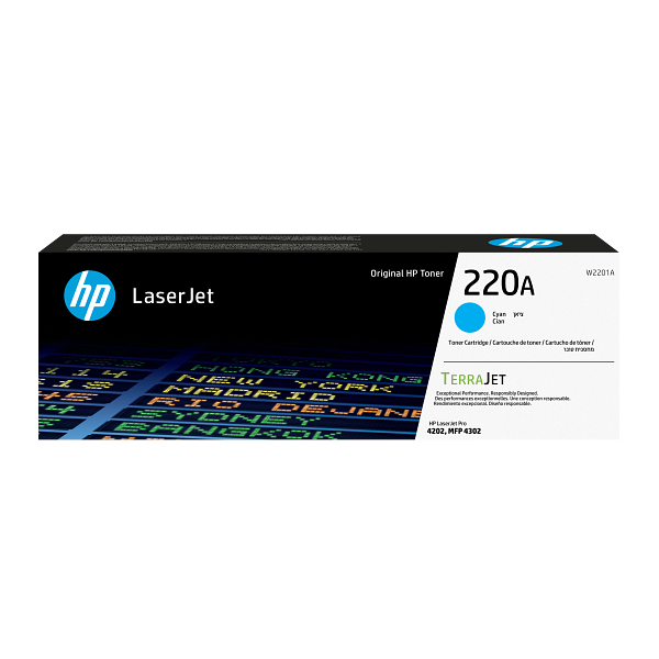 HP 220A Cyan Toner Cartridge W2201A W2201-00006b DM2