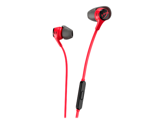 HyperX Cloud Earbuds II - Gaming Earbuds with Mic - Red - Headset