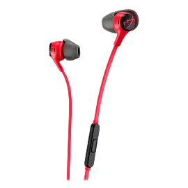 HyperX Cloud Earbuds II - Gaming Earbuds with Mic - Red