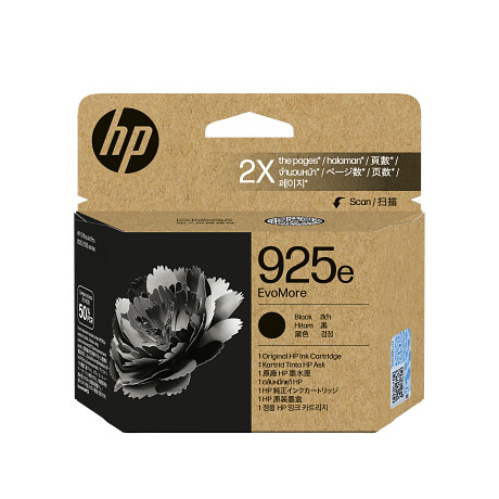 HP 925e EvoMore Black Original Ink Cartridge