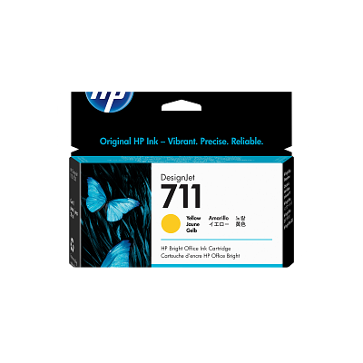 HP 711 29-ml Yellow DesignJet Ink Cartridge
