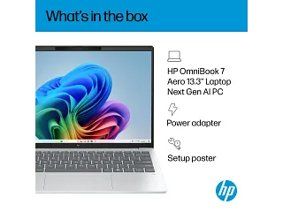 HP OmniBook 7 Aero Laptop Next Gen AI 13, Windows 11 Home, 13.3