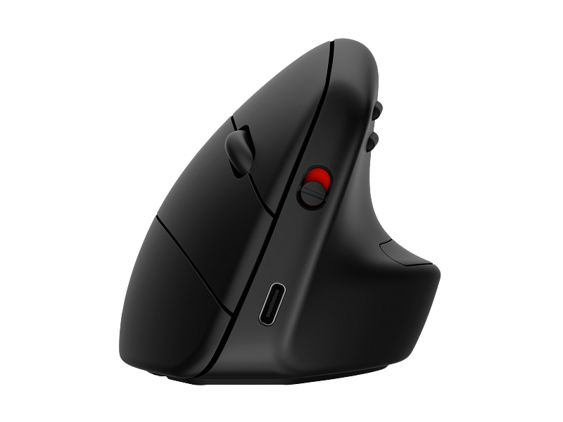HP 925 Ergonomic Vertical Mouse Shadow Black CoreSet Front