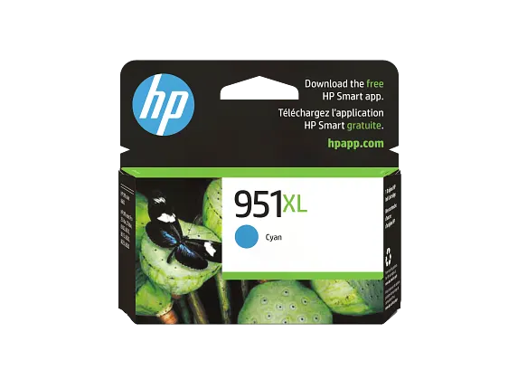 Ink Supplies, HP 951XL High Yield Cyan Original Ink Cartridge, CN046AN#140