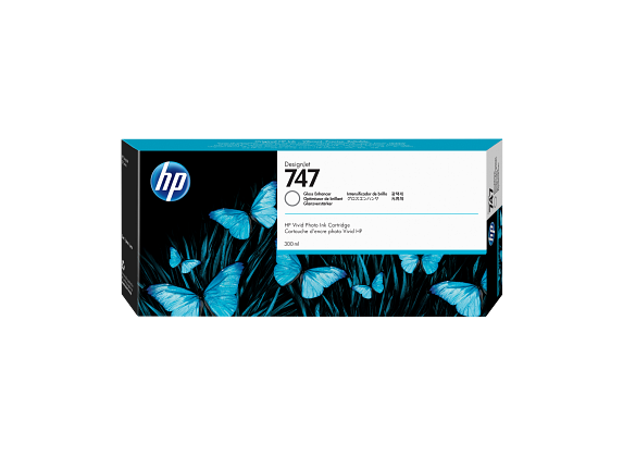 HP DesignJet 747 Gloss Enhancer Ink Cartridge, Standard Yield (P2V87A)