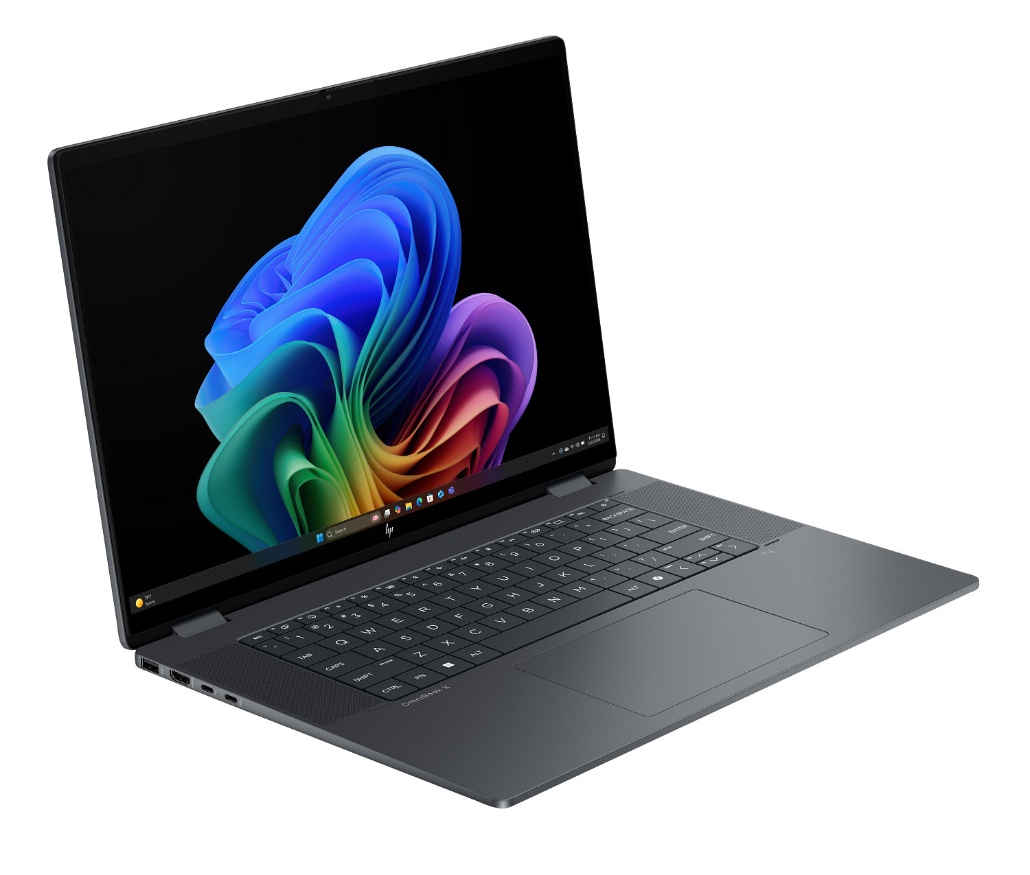 HP OmniBook X Flip 2-in-1 Laptop Next Gen AI 16-as0047nr 16", Touch screen, Windows 11 Home,  Intel® Core™ Ultra 7, 16GB RAM, 512GB SSD, 3K, Eclipse gray