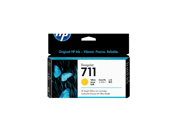 HP® 711 29-ml Yellow DesignJet Ink Cartridge (CZ132A)