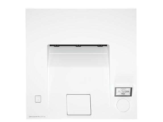 HP Color LaserJet Pro 4201dw Wireless Printer - Top view closed