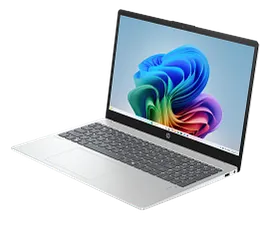 HP OmniBook 3 Laptop Next Gen AI 15-fn0087nr 15.6", Touch screen, Windows 11 Home, AMD Ryzen™ AI 7, 16GB RAM, 1TB SSD, FHD, Glacier silver