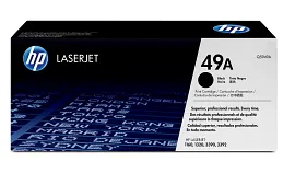 HP 49A Black Original LaserJet Toner Cartridge, Q5949A