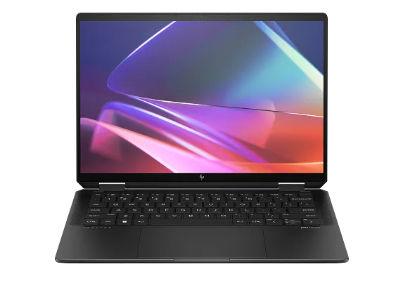 HP Home Laptop PCs, HP Spectre x360 2-in-1 Laptop 14, Windows 11 Pro, 14", Touch screen, Intel® Core™ Ultra 7, 16GB RAM, 2TB SSD, 3K, Nightfall black