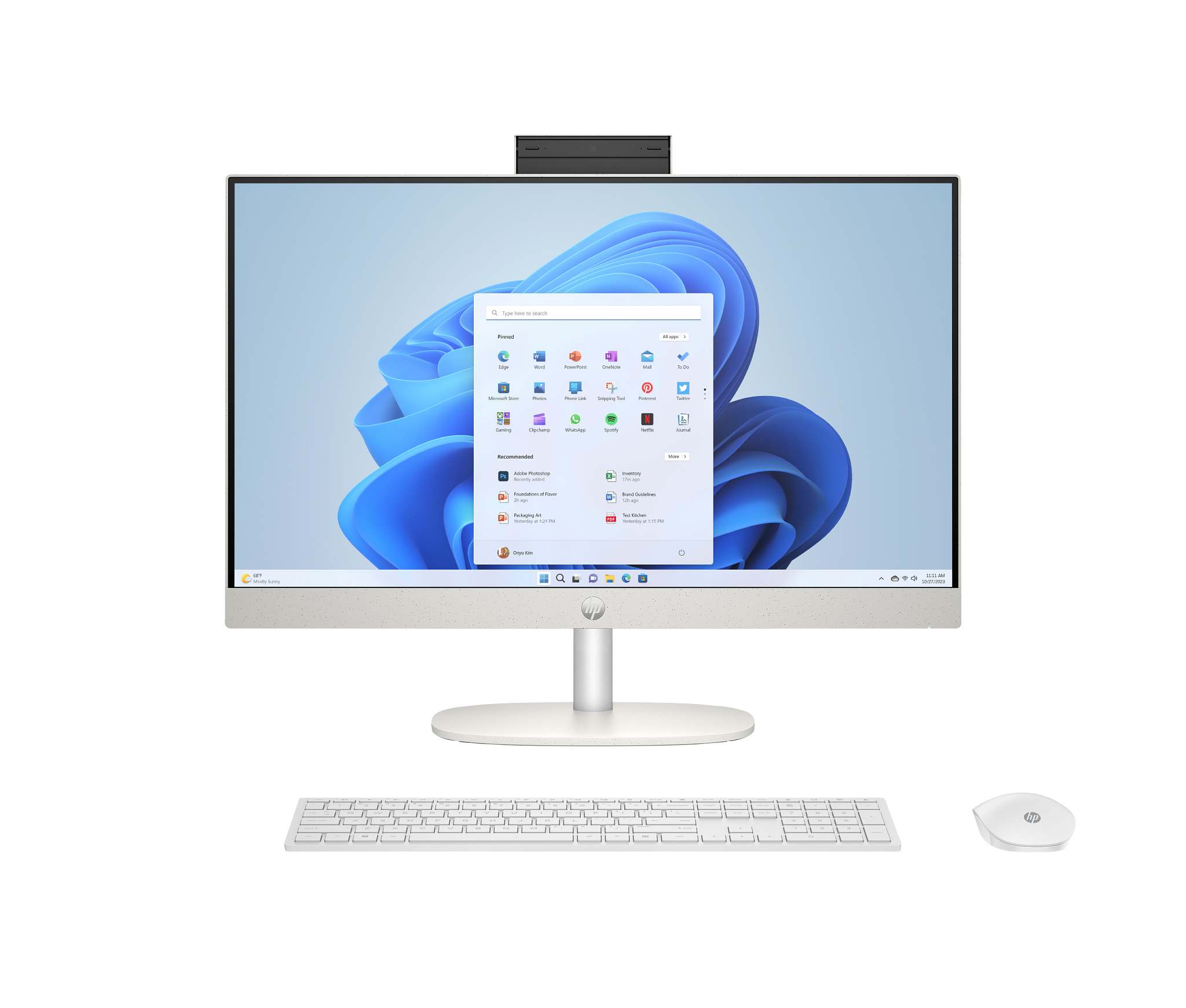HP (23.8)  60.45 cm All-in-One 24-cr1485in PC