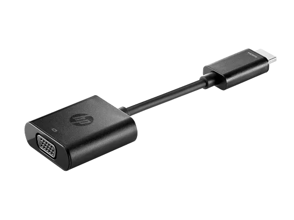 Series 2 of 2 Port Replicators/Dongles/Docking, HP HDMI to VGA Adapter