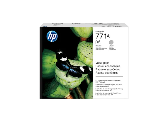 HP® 771A 775-ml Photo Black DesignJet Ink Cartridge (B6Y21A)