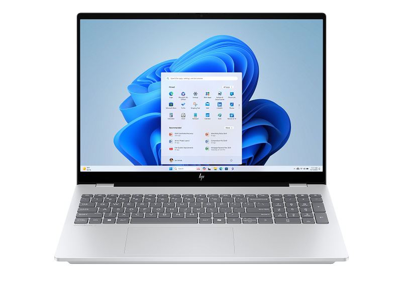 HP OmniBook 7 16 inch Laptop AI PC 16-ay0000_Product_Glacier silver_Product Only_Center facing
