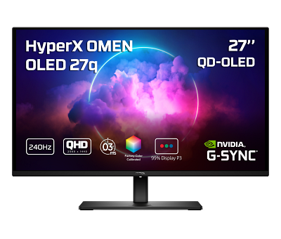 HyperX OMEN OLED 27 inch QHD 240Hz Gaming Monitor - OMEN OLED 27q