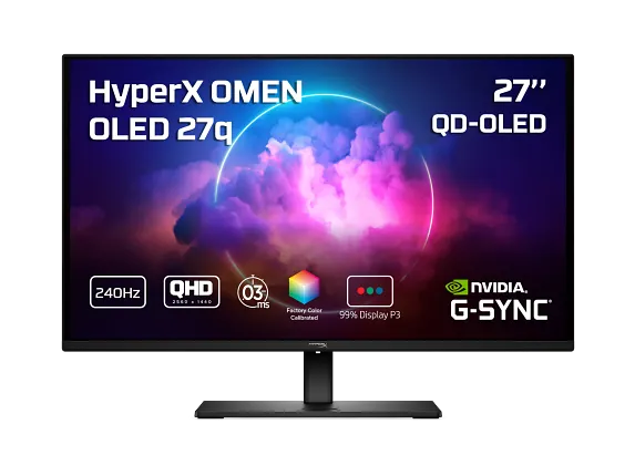 HyperX OMEN OLED 27 inch QHD 240Hz Gaming Monitor - OMEN OLED 27q