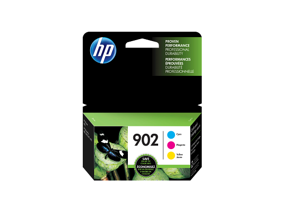HP 902 3-pack Cyan/Magenta/Yellow Original Ink Cartridges, T0A38AN#140