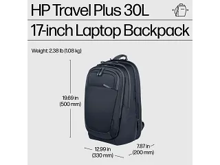 HP Travel Plus 30L 17-inch Laptop Backpack HP Travel Plus 30L 17-inch Laptop Backpack