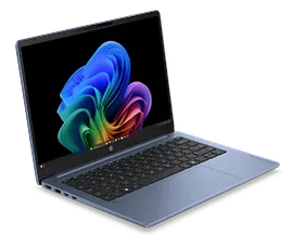HP OmniBook 3 Laptop Next Gen AI 14, Windows 11 Home, 14", Snapdragon® X, 8GB RAM, 256GB SSD, 2K, Starlit blue
