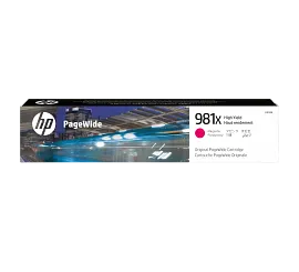 HP 981X High Yield Magenta Original PageWide Cartridge, L0R10A