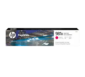 HP 981X High Yield Magenta Original PageWide Cartridge, L0R10A