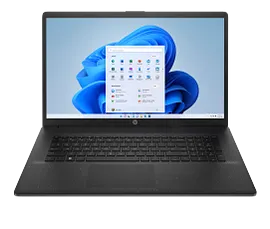 HP Laptop 17, Windows 11 Home, 17.3", AMD Ryzen™ 7, 16GB RAM, 512GB SSD, FHD, Jet black