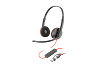 HP 8X228AA Poly Blackwire 3220 sztereó USB-C headset + USB-C–USB-A-adapter