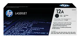 HP 12A Black Original LaserJet Toner Cartridge, Q2612A
