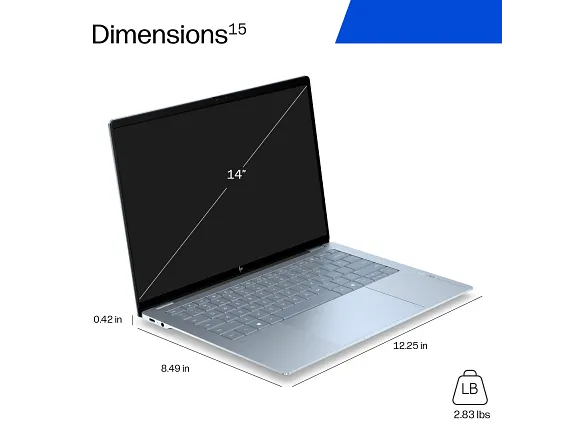 HP OmniBook Ultra 14 inch Laptop Next Gen AI PC 14-kg0000, цвет: Snapdragon X2 Elite, 32 Gb, 1 Tb — фото 5