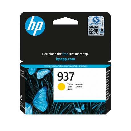 HP 937 4S6W4NE sárga eredeti tintapatron OfficeJet Pro 9110 9120 9130 9720 9730 (800 old.)