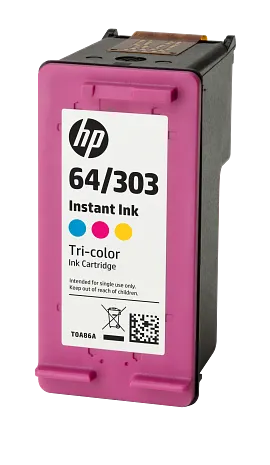 HP 64 Tri-color Original Ink Cartridge, N9J89AN#140