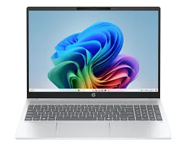 HP OmniBook 5 Laptop 16, Windows 11 Home, 16", AMD Ryzen™ 7, 16GB RAM, 512GB SSD, 2K, Glacier silver