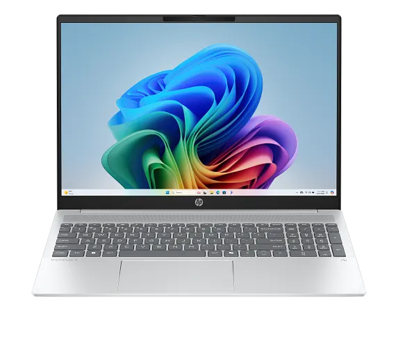 HP Home Laptop PCs, HP OmniBook 5 Laptop 16, Windows 11 Home, 16", AMD Ryzen™ 7, 16GB RAM, 512GB SSD, 2K, Glacier silver