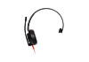 HP 8X230A6 Poly Blackwire 5210 monaurális USB-C headset + 3,5 mm-es csatlakozó + USB-C–USB-A-adapter (csomagban)
