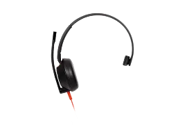 Poly Blackwire 5210 Monaural USB-C Headset +3.5mm Plug +USB-C/A Adapter