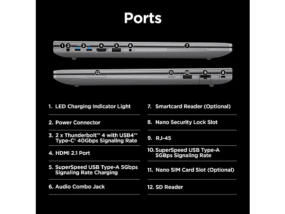 Series 10 of 16 Workstations, HP ZBook Power 16 inch G11 Mobile Workstation PC 3 Yr Wolf Pro Security & 3 Yr Warranty
