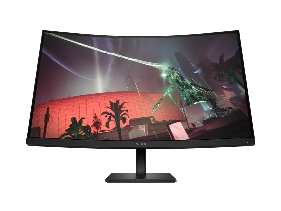 HP Home Monitors, OMEN by HP 31.5 inch QHD 165Hz Curved Gaming Monitor - OMEN 32c