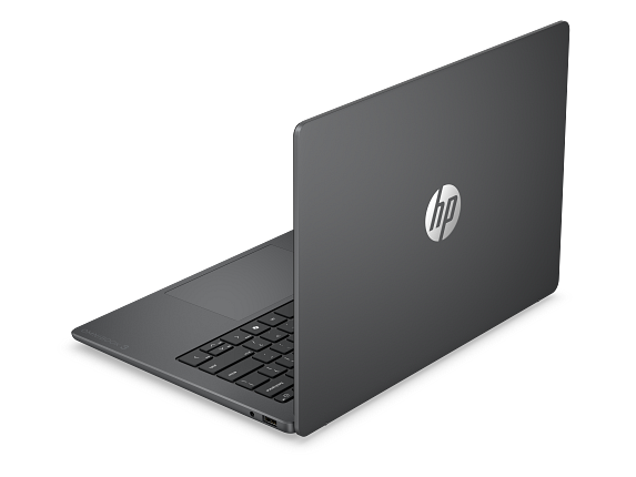 HP OmniBook 3 14 inch Laptop PC 14-hy000_Product_Mica silver_Product Only_Rear facing upright - left side