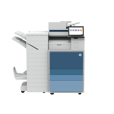 HP LaserJet Enterprise 8801zb+ Wired Laser Multifunction Printer - Color - Blue, White - Copier/Fax/Printer/Scanner - 60 ppm Mono/60 ppm Color Print - 1200 x 1200 dpi Print - Automatic Duplex Print - Up to 250000 Pages Monthly - Color CIS, Flatbed, ADF Scanner - 600 x 600 dpi Optical Scan - Monochrome Fax - Gigabit Ethernet - Mopria, Apple AirPrint, HP Web Jetadmin, Microsoft Universal Print - USB