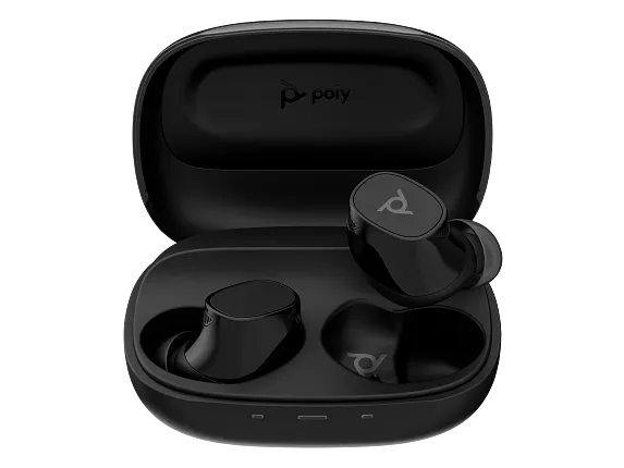 Audio, Poly Voyager Free 20 Gray Earbuds +Basic Charge Case