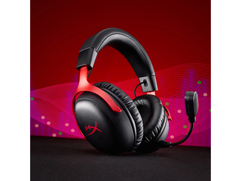 HyperX Cloud III S Wireless - Gaming Headset (Black-Red) | HP® Africa HyperX Cloud III S Wireless - Gaming Headset (Black-Red) | HP® Africa