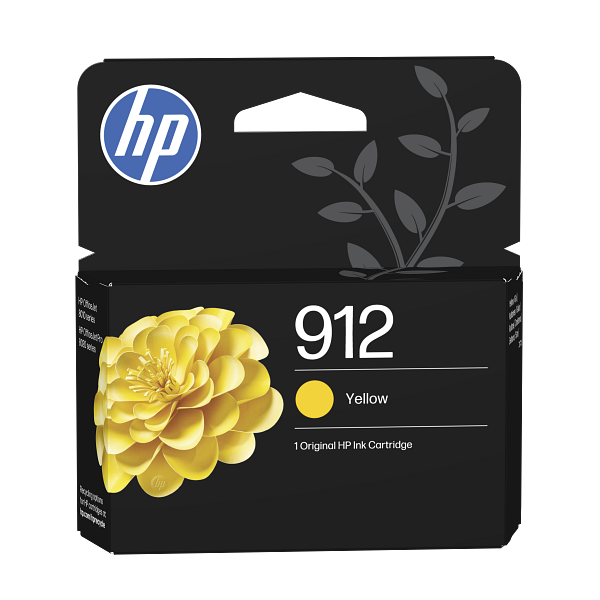 HP 912 Yellow EMEA Ink Cartridge 3YL79AE #LS3