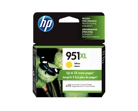 HP 951XL High Yield Yellow Original Ink Cartridge, CN048AN#140