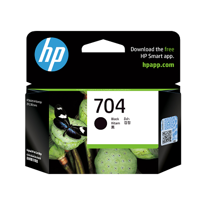 HP 704 Black Original Ink Advantage Cartridge