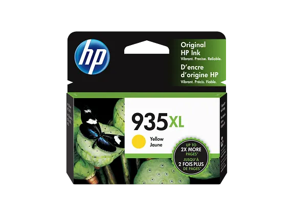 Ink Supplies, HP 935XL High Yield Yellow Original Ink Cartridge, C2P26AN#140