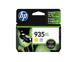 HP 935XL High Yield Yellow Original Ink Cartridge, C2P26AN#140
